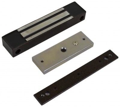 ML-180K/KB (коричневый) Электромагнитный замок с планкой