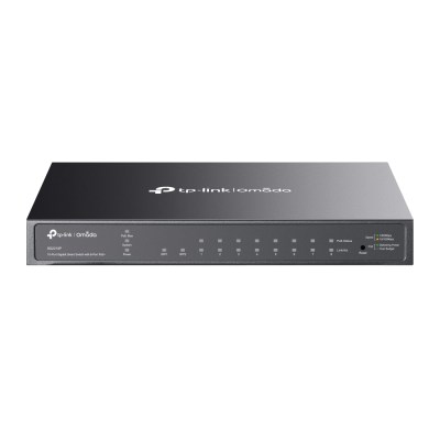 TP-Link SG2210P – Коммутатор Smart линейки Omada с 8 портами PoE+ и 2 портами SFP