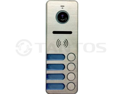 Tantos iPanel-2 HD Metal Панель вызова на 4 абонента