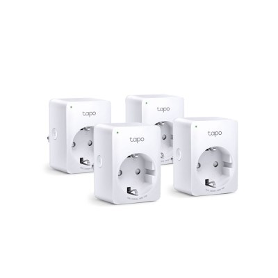 TP-Link Tapo P100(4-pack) – Умная мини Wi-Fi розетка, 4 шт.