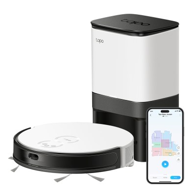 TP-Link Tapo RV20 Mop Plus – Робот-пылесос с влажной уборкой, датчиком LiDAR MagSlim и станцией самоочистки