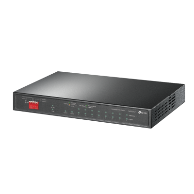 TP-Link TL-SG1210P – 10-портовый гигабитный настольный коммутатор с 8 портами PoE+