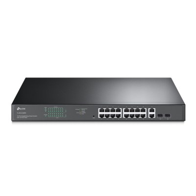 TP-Link TL-SG1218MPE – Коммутатор Easy Smart с 18 гигабитными портами (16 портов PoE+) и 2 комбинированными портами RJ45/SFP