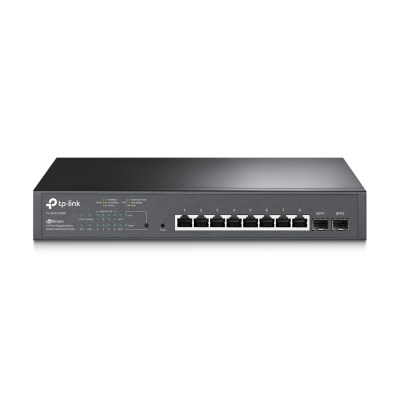 TP-Link TL-SG2210MP – Коммутатор JetStream Smart с 8 гигабитными портами PoE+ и 2 портами SFP