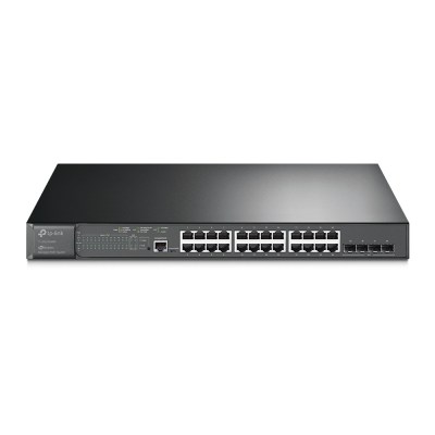 TP-Link TL-SG3428MP – JetStream 28‑портовый гигабитный управляемый коммутатор уровня 2+ с 24 портами PoE+