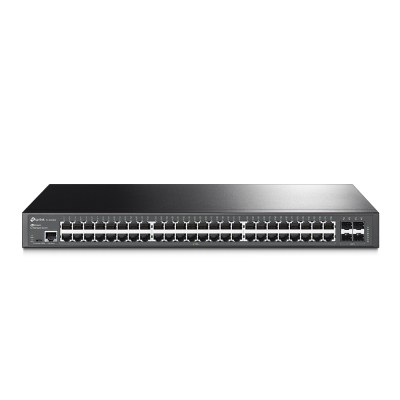TP-Link TL-SG3452 – JetStream™ 48‑портовый гигабитный управляемый коммутатор уровня 2+ с 4 SFP‑слотами